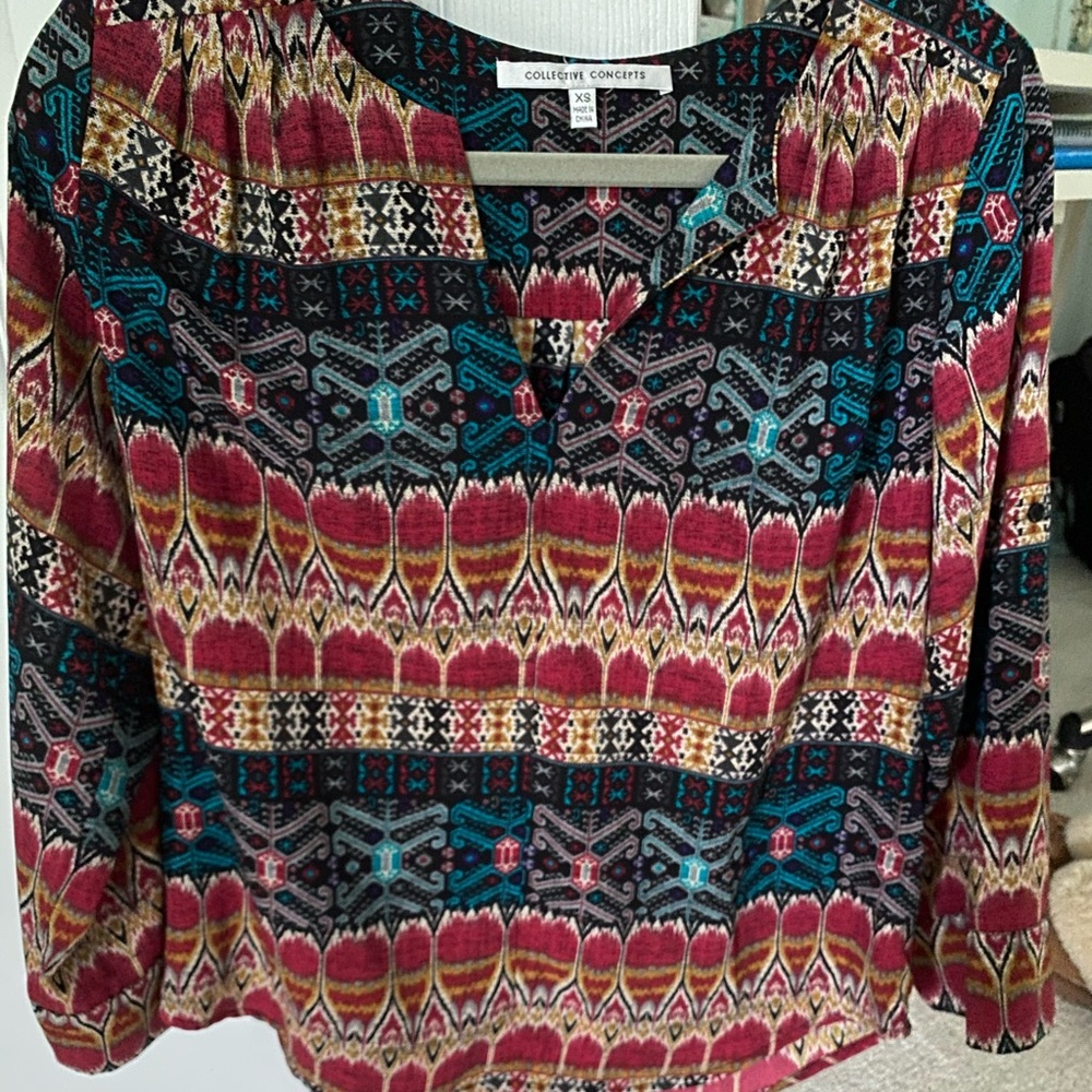 Patterned Blouse